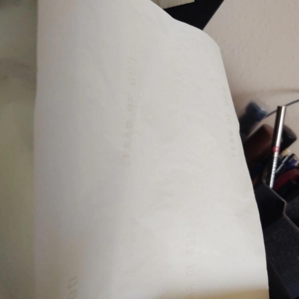 Fear of God Cream and Black Sneakers - Picture 9 of 9